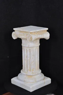 Image de Méduse Colonne Colonnes romaines Sculpture en marbre Figure Décoration Support 1632