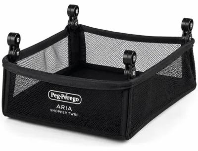 Produktbild von Peg Perego Aria Shopper Twin Einkaufskorb / Shopping Basket – Original Ersatzkorb für Kinderwagen