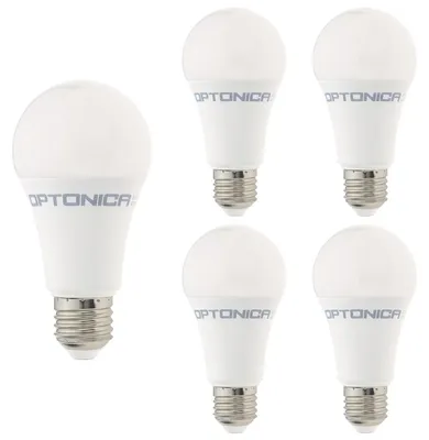 Produktbild von Optonica E27 LED-Lampe A60 14W 1380lm 4500K tralweiß 5 Stück