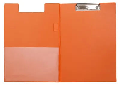 Produktbild von MAUL Schreibmappe A4 Hochformat Karton Folie orange