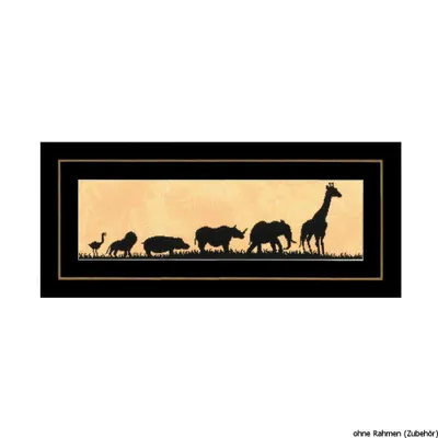 Immagine prodotto di Set per punto croce Lanarte "Animali selvatici in movimento", schema da contare