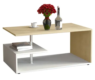 Zdjęcie produktu dla Drewniany stolik kawowy Sofatic Living Room Stolik Stolik boczny Stolik kawowy Maliso M