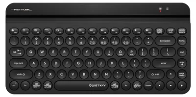Produktbild von Drahtlose Tastatur A4tech FSTYLER FBK30 Black 2.4GHz+BT (Silent) (A4TKLA47123)