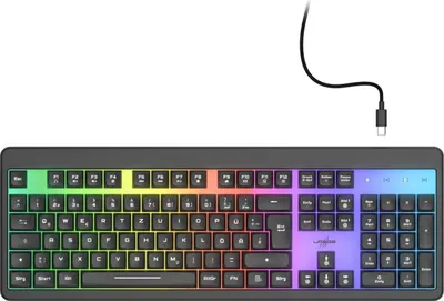 Produktbild von uRage Tastatur Exodus 215 Illuminated, Schwarz, QWERTZ