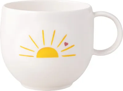 Image de Villeroy & Boch Vorteilset 6 Stück With Love Henkelbecher Hello Sunshine Premium Porcelain gelb 1016898004