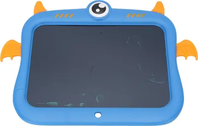Produktbild von LCD-Schreibtablett für Kinder, bunter Bildschirm, Doodle-Brett, elektronisches Zeichenpad, Kleinkinder, Reisen, Lernspielzeug, Blau