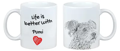 Image de Pumi - Tasse avec chien, tasse avec photo, cadeau personnalisé de la marque Art-Dog