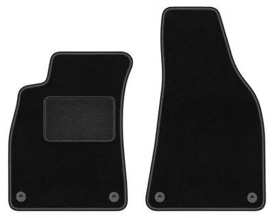 Immagine prodotto di Tappetini anteriori in moquette per Audi A4 B7 2006-2008 (cabrio) – 2 pezzi, neri, su misura – Wielganizator LUX
