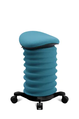 Produktbild von Topstar Sitness 4D mit Rollen petrol/schwarz ergonomischer Sitzhocker, Aktivhocker gegen Rückenschmerzen