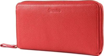 Image de Esquire porte-monnaie Primavera Zip Around Wallet Red rouge