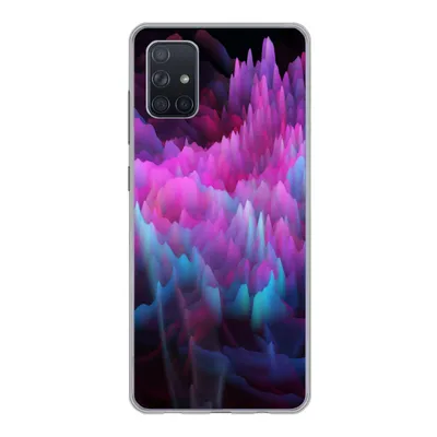 Produktbild von MuchoWow® Handyhülle Schutzhülle Hülle für Samsung Galaxy A71 Rauch - Farbe - Abstrakt Silikon Softcase Handy Hülle - Kartenbesitzer