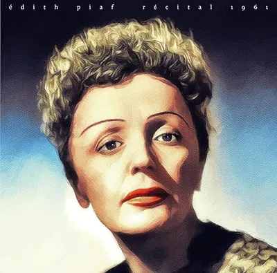 Produktbild von Edith Piaf - Récital 1961 (Blue Marbled Coloured) (LP)