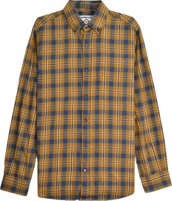 Produktbild von Lambretta - Hemd für Herren, angeraut, Langärmlig LB378 (S) (Senf /Marine)
