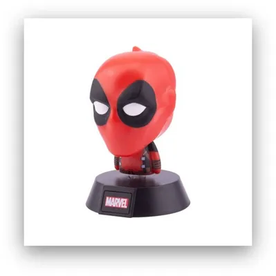 Produktbild von Paladone Deadpool Icon Light BDP, Umgebungsbeleuchtung, Mehrfarbig, Kunststoff, Badezimmer, Kinderzimmer, Akku, AAA