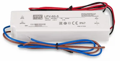 Produktbild von Mean Well LPV-60-5 SNT  5V/DC/0-8A/ 40W IP67