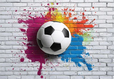 Produktbild von Fototapete Kinderzimmer Junge Fußball - 300x210 cm - inklusive kleister - Vlies Tapete Kinder - Vliestapete Modern Wandtapete - Kindertapete