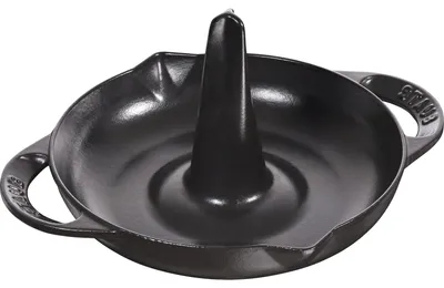 Produktbild von Staub Vertical roaster, Einzelpfanne, Schwarz, 2,3 kg