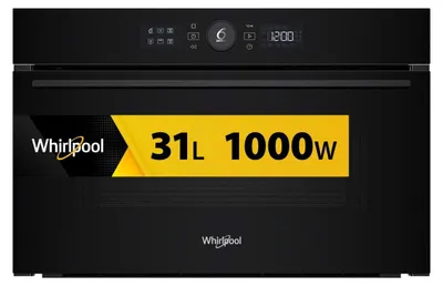 Obrázek produktu pro Whirlpool WMD54MB, Vestavěné, Kombinovaná mikrovlnná trouba, 31 l, 1000 W, Vestavěný displej, LED