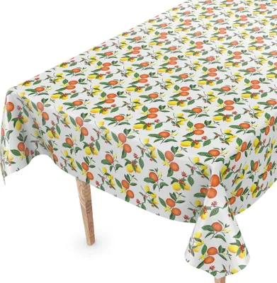 Produktbild von Tischdecke Wachstuch Essen Grau Robust Wasserabweisend Breite 140 cm Länge 160 cm