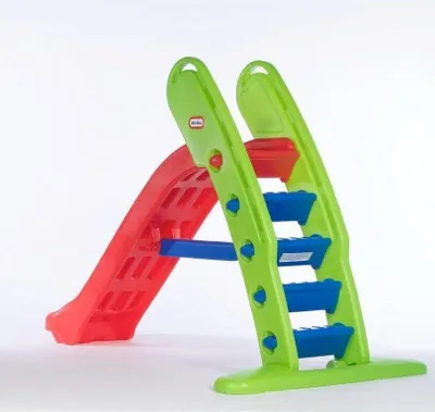Image de Toboggan géant pour enfants Toboggan de jardin pliable rouge ou orange Toboggan d'extérieur, Couleur:rouge