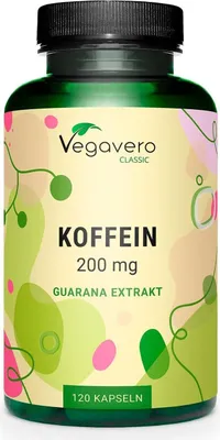 Produktbild von Vegavero Koffein | 120 Kapseln | MHD 31.07.2026