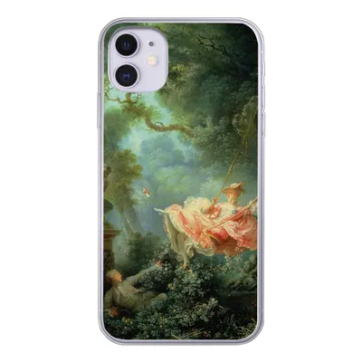 Produktbild von MuchoWow® Handyhülle Schutzhülle Hülle für iPhone 11 Die Schaukel - Jean-Honoré Fragonard - Kunstwerk Silikon Softcase Handy Hülle - Handytasche