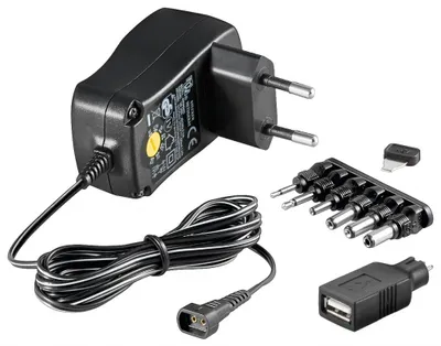 Obrázek produktu pro Goobay Univerzální napájecí adaptér 230V/3-12V stejnosměrný 600mA