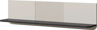 Produktbild von MIRJAN24 Wandregal MARLY REG 19, Wandregal (Farbe: Cashmere / Cashmere + Steingrau)