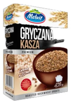 Obrázok produktu pre Kasza gryczana prażona Melvit 4 x 100 g