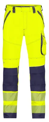 Produktbild von Dassy Warnschutz Bundhose ARUBA PESCOSPA76 201063 STANDARD Gr. 53 neongelb/dunkelblau