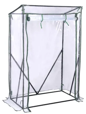 Produktbild von Gewächshaus - Gartengewächshaus - Einschiffig - Für Blumen, Gemüse und Tomaten - Transparent