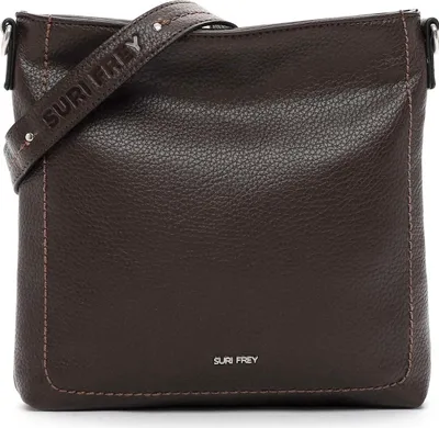 Image de SURI FREY sac à épaule bandoulière Henny Crossbody Bag Brown marron foncé