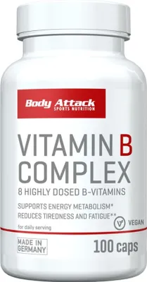 Produktbild von Body Attack Vitamin B Complex- 100 Kapseln