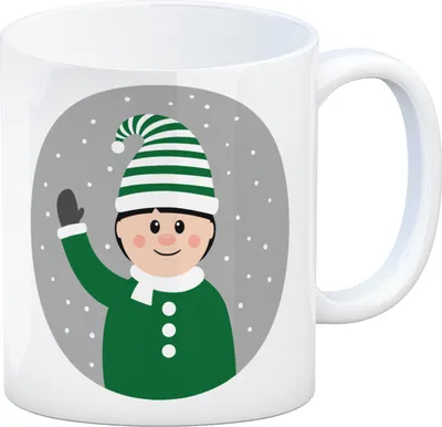 Produktbild von Wichtel im Schnee Kaffeebecher Weihnachten Advent Weihnachtsmann Geschenke