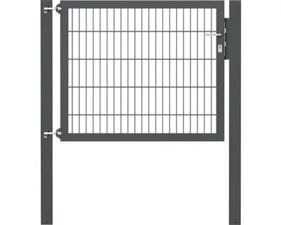 Zdjęcie produktu dla Alberts 662486 Bramka pojedyncza Flexo Plus z akcesoriami, antracyt, szerokość 125 cm, wysokość 100 cm