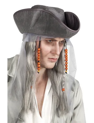 Produktbild von Boland Ghost pirate, Gerade, Grau, Männer, Polyester, Karneval, 200 g