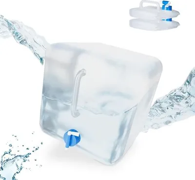 Image de Bidon d'eau pliable Lot de 3 20 l
