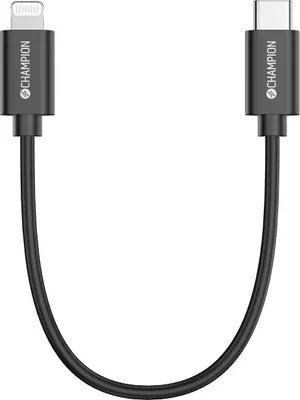 Produktbild von USB-C zu Lightning Kabel 30cm Schwarz