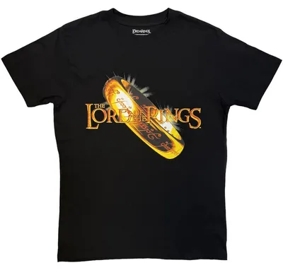 Produktbild von Lord Of The Rings - T-Shirt für Herren/Damen Uni RO15812 (XL) (Schwarz)