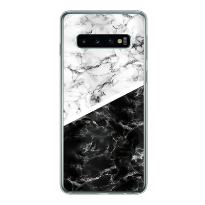 Produktbild von MuchoWow® Handyhülle Schutzhülle Hülle für Samsung Galaxy S10 Marmor - Chic - Collage Silikon Softcase Handy Hülle - Handytasche