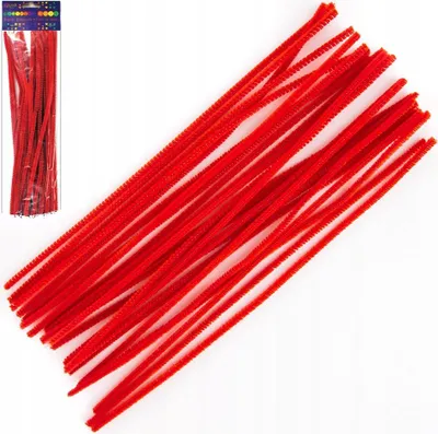 Produktbild von Kreativdrähte, ROT, 0,4 x 30 cm, 25 Stück, DpCraft, zur Dekoration
