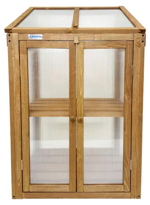 Obrázek produktu pro Lendo, venkovní záhon z dřeva, 60 x 49 x 97,5 cm, barva: hnědá