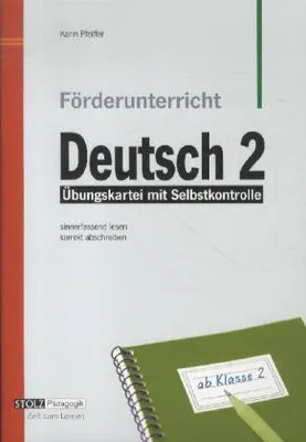 Produktbild von Förderunterricht Deutsch 2. Schuljahr