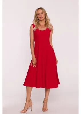 Produktbild von BeWear Midikleid für Frauen Stafog S424 rot L