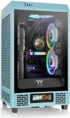 Immagine prodotto di Thermaltake The Tower 200 tuerkis Vetro temperato