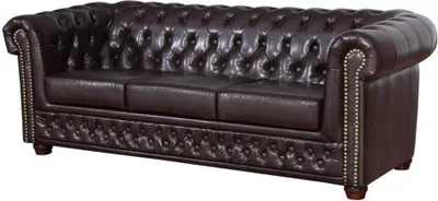 Produktbild von Ledersofa Sofagarnitur 3+2+1 Sitzer Set Garnitur Polstersofa Couch Chesterfield