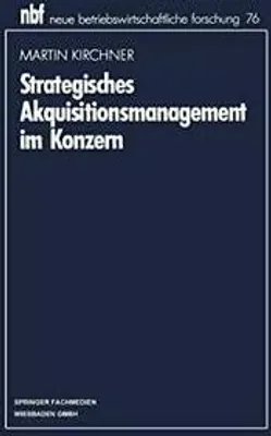 Immagine prodotto di Strategisches Akquisitionsmanagement im Konzern