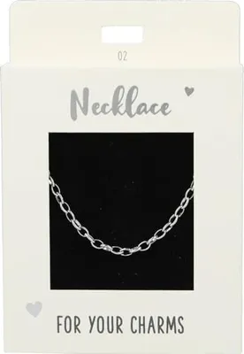 Produktbild von Depesche 11783-002 Halskette aus mittelgroßen Links, versilbert, variabel in der Länge tragbar (42 cm + 5 cm), ideal als kleines Geschenk