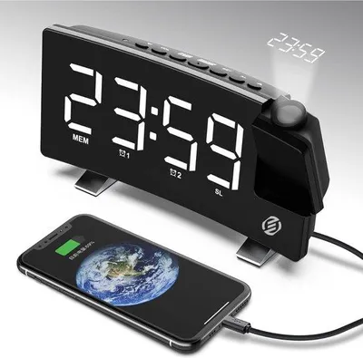 Obrázek produktu pro Rádiobudík s přívodem síťového napájení a funkcí budíku