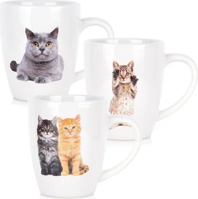 Immagine prodotto di 3x Tazze Gatti Set di tazze per caffè, tè e tisane da regalare
